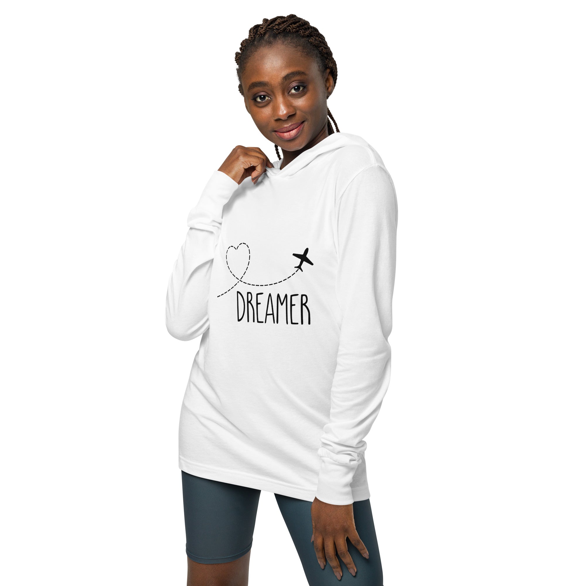 Dreamer Hooded Long Sleeve Tee | Available in 3 Colors
